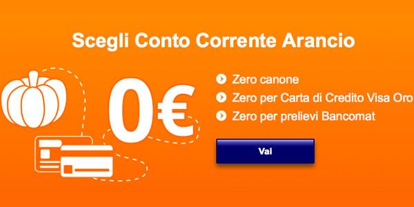 conto corrente arancio ti regala 200 euro