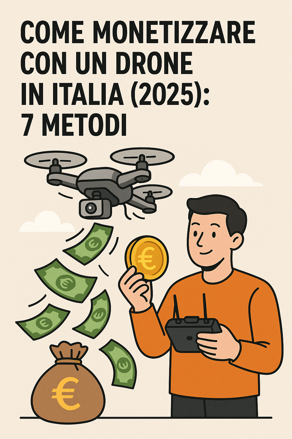 monetizzare con i droni